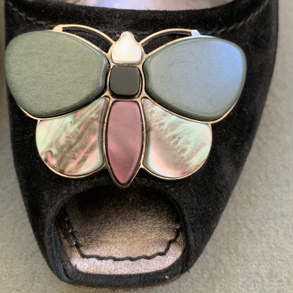 Vintage Louis Vuitton butterfly short wedges - Picture 4 of 8